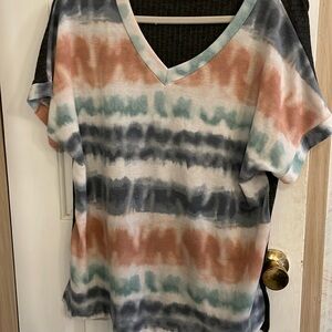 Material is 63% Polyester, 34% Rayon and
3% Spandex